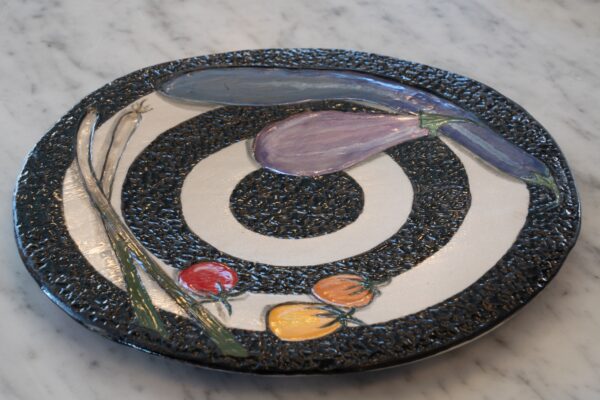 Bullseye Eggplant & Scallion Plate - Image 2