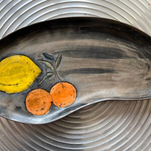 Black Citrus Plate