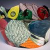 Large vegetable bowl with artichoke