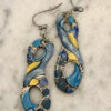 Blue Infinity Earrings
