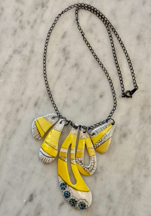 Golden Tile Necklace