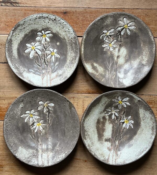 Daisy Pasta Plates, set of 4
