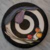 Bullseye Eggplant & Scallion Plate