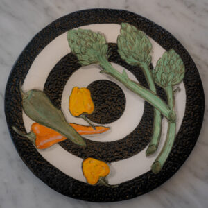 Bullseye Artichoke & Pepper Plate