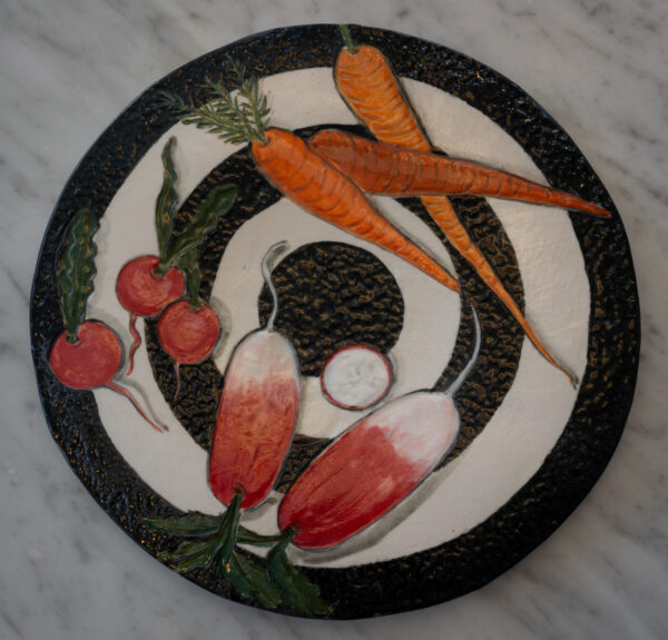 Bullseye Vegetable Platter & Plate Set - Image 3