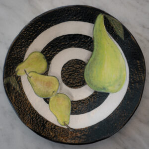 bullseye pear plate